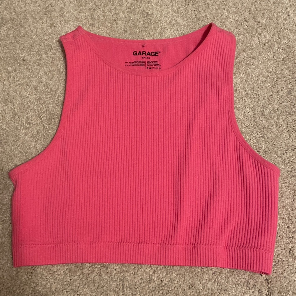 Garage- Spencer racer high neck tank, Size- xs
